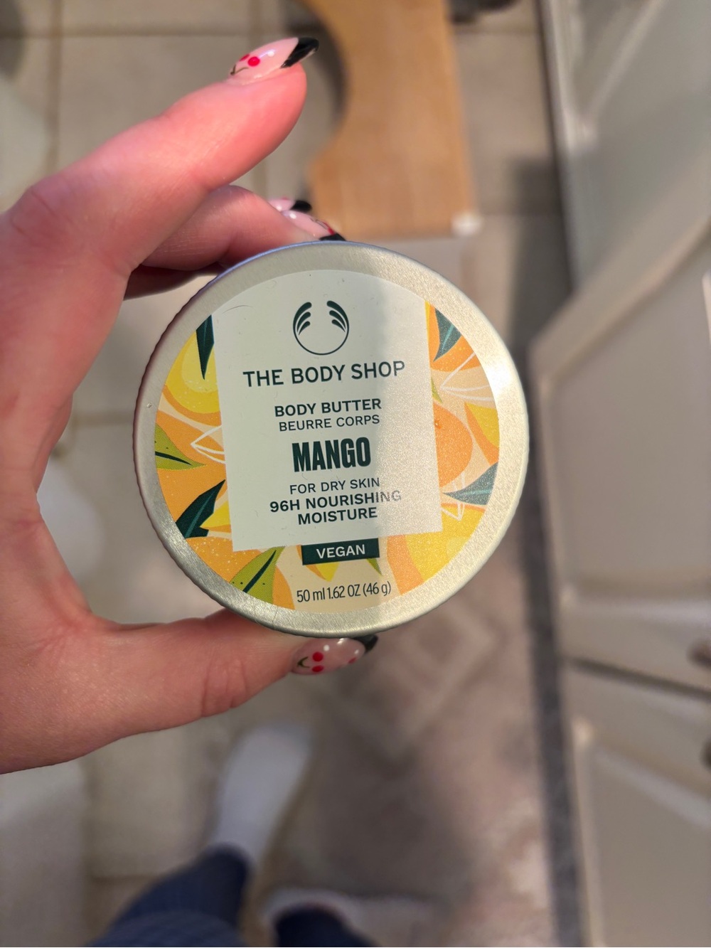 The Body Shop Mango Body Butter - Yellow & Green